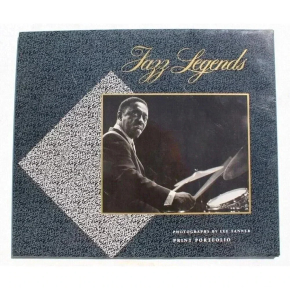 Vtg Jazz Legends 8 Print Portfolio Photos / Lithos By Lee Tanner (Art Blakey) - Picture 2 of 6